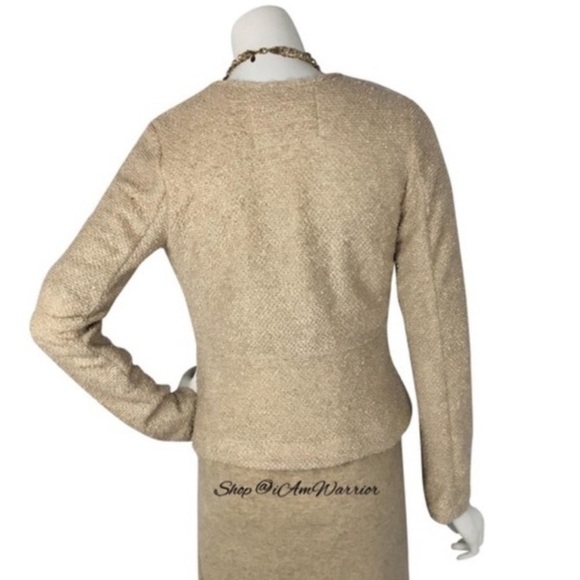 Anthropologie Cartonnier spring tan boucle moto jacket *shop@iamwarrior - Picture 5 of 11